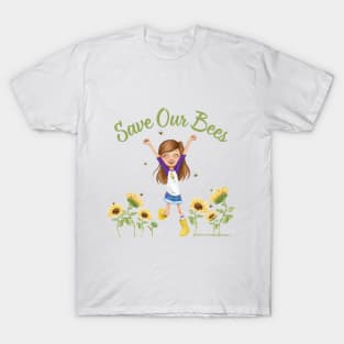 Save Our Bees Design T-Shirt